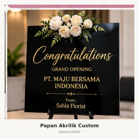 Papan Bunga Akrilik Kotawaringin Barat